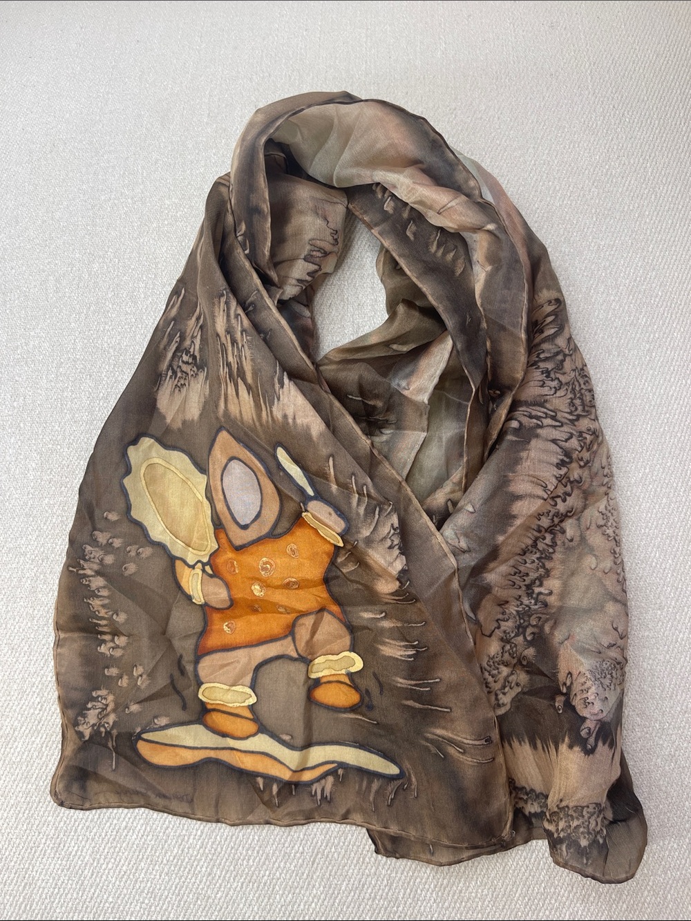 s24. DARLING 100% SILK SCARF